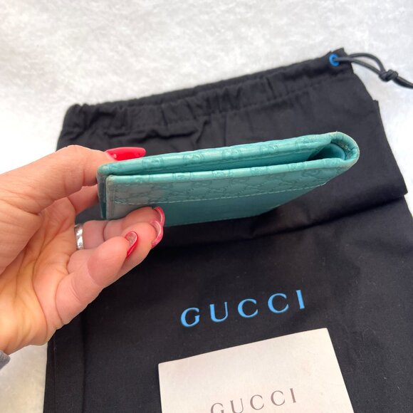 Gucci Guccisima GG logo leather bifold wallet - Picture 9 of 11